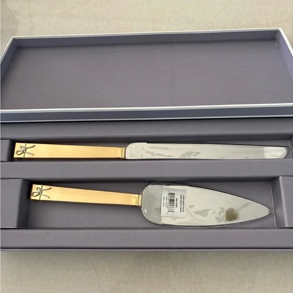 Vera Wang Cake Knife and Server NWT - Picture 2 of 7